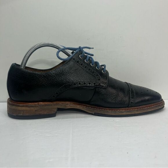 FLORSHEIM Limited full grain leather Wingtip Cap Loafer Shoes - Picture 2 of 9